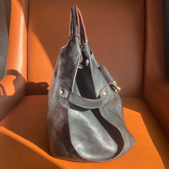 Kate Spade Black Leather Satchel - Picture 5 of 9